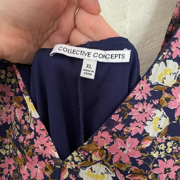 Floral Open Back Midi Dress - Picture 4 of 4